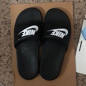 Nike slides- brand new, never worn